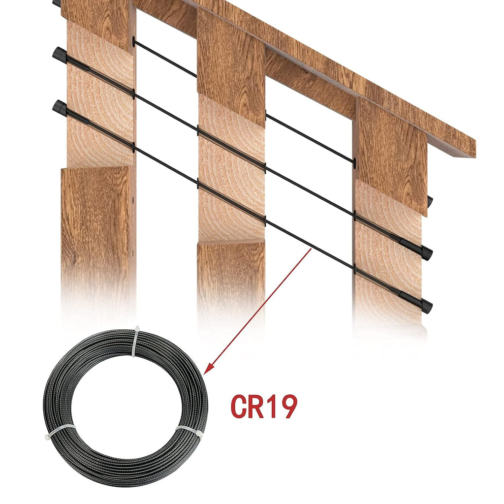 20Pair Cable Railing Kit Invisible 1/8 T316 Stainless Steel Swage Tensioner Terminal Hidden System X764332