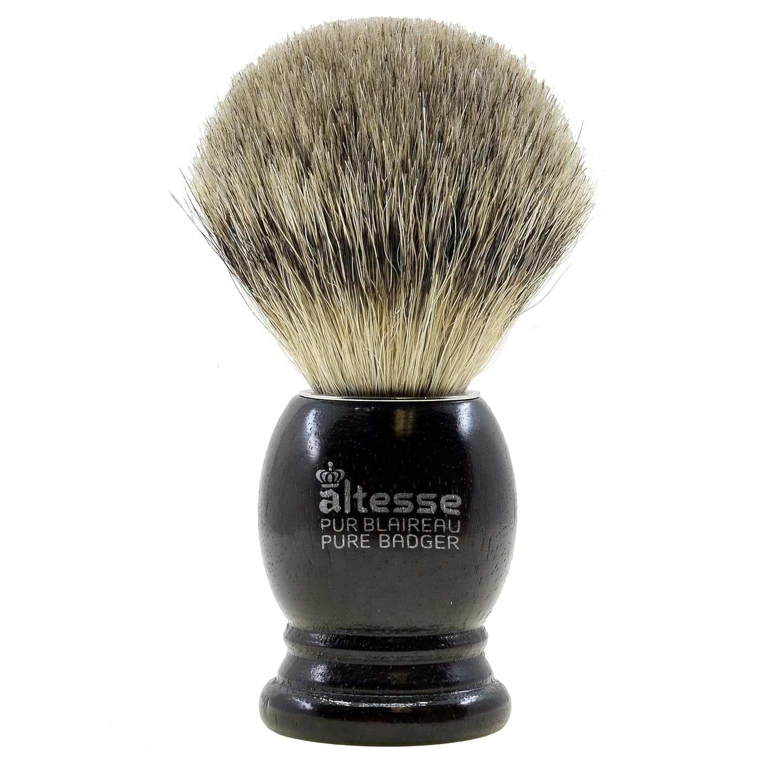 European Grey Badger Shaving Brush E524696