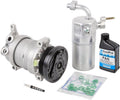 AC Compressor & A/C Repair Kit For Chevy Silverado GMC Sierra 1500 V8 1999 2000 2001 2002 Replaces Delphi HU6 X60990