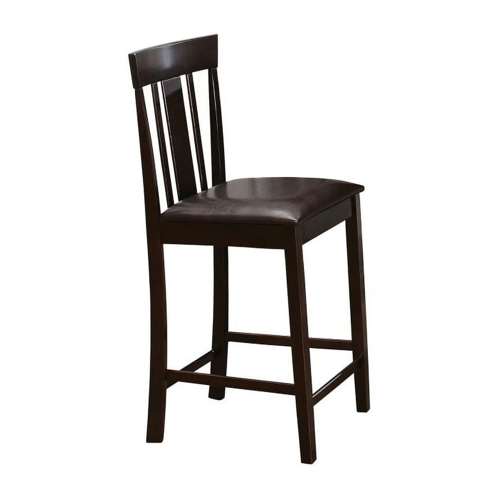 Black Bi-Cast Vinyl Counter Height Chair R785637