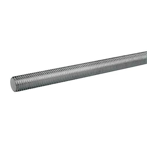 3/8-24 12x22 OAL Fully Threaded Stud - Stainless Steel, Plain Finish, 25-Pack Y897392