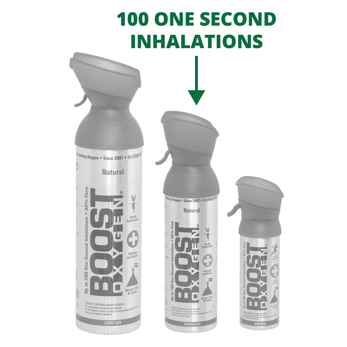 Peppermint 5 Liter Pure Oxygen Canister (12 Pack) U54389