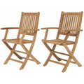 Folding Teak Patio Dining Chair Z109