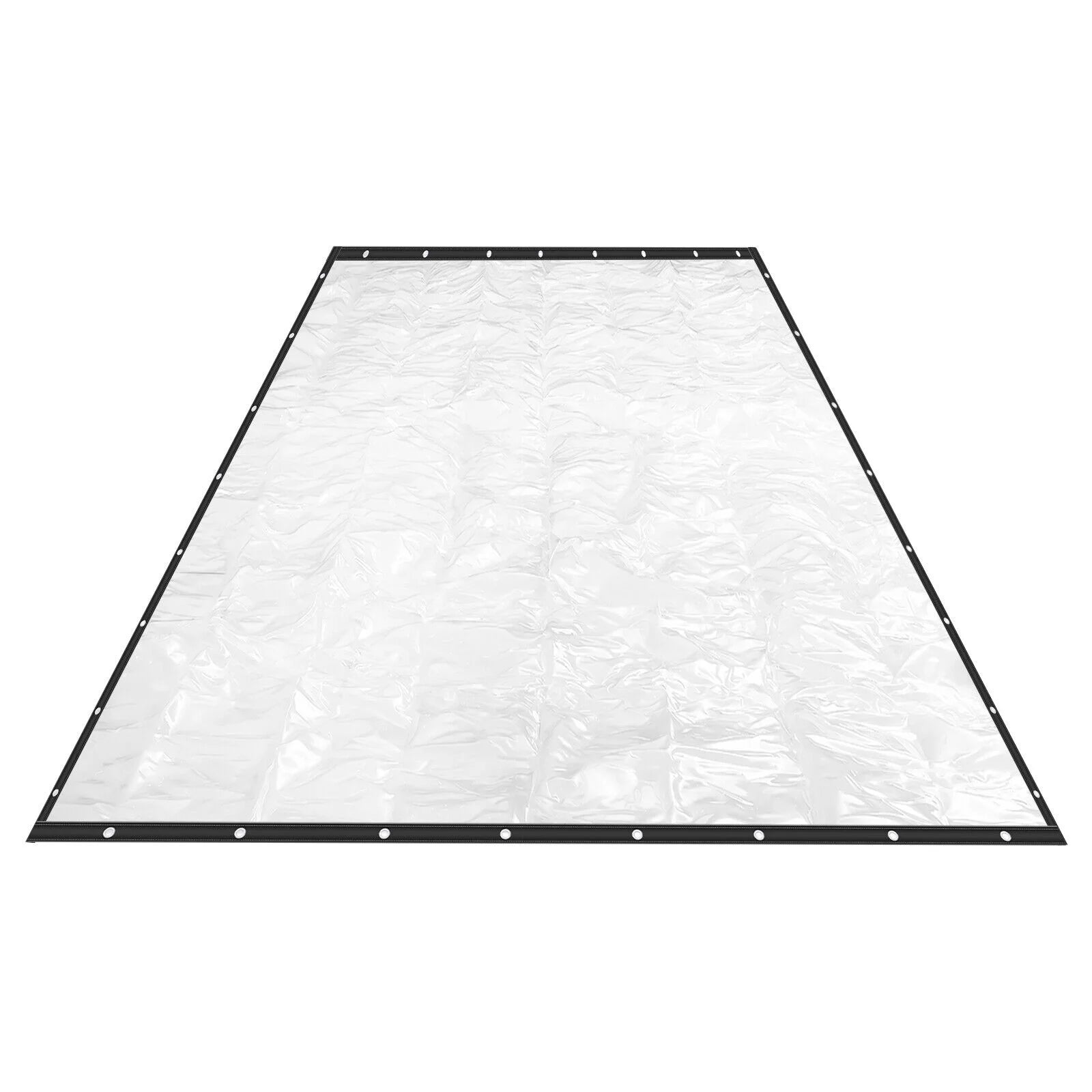 2.5*6m Clear Heavy Duty Waterproof Tarp Curtain M56647