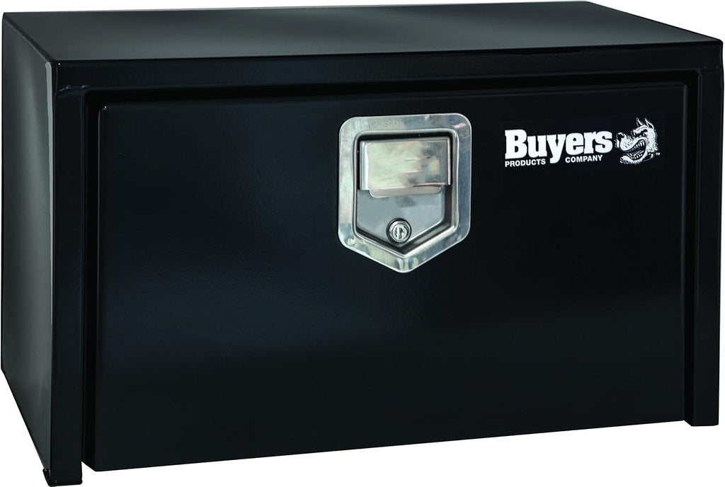 Black Steel Underbody Truck Box with Paddle Latch G835
