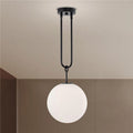 Matte Black Finish 1-Light Indoor Pendant Light B5987