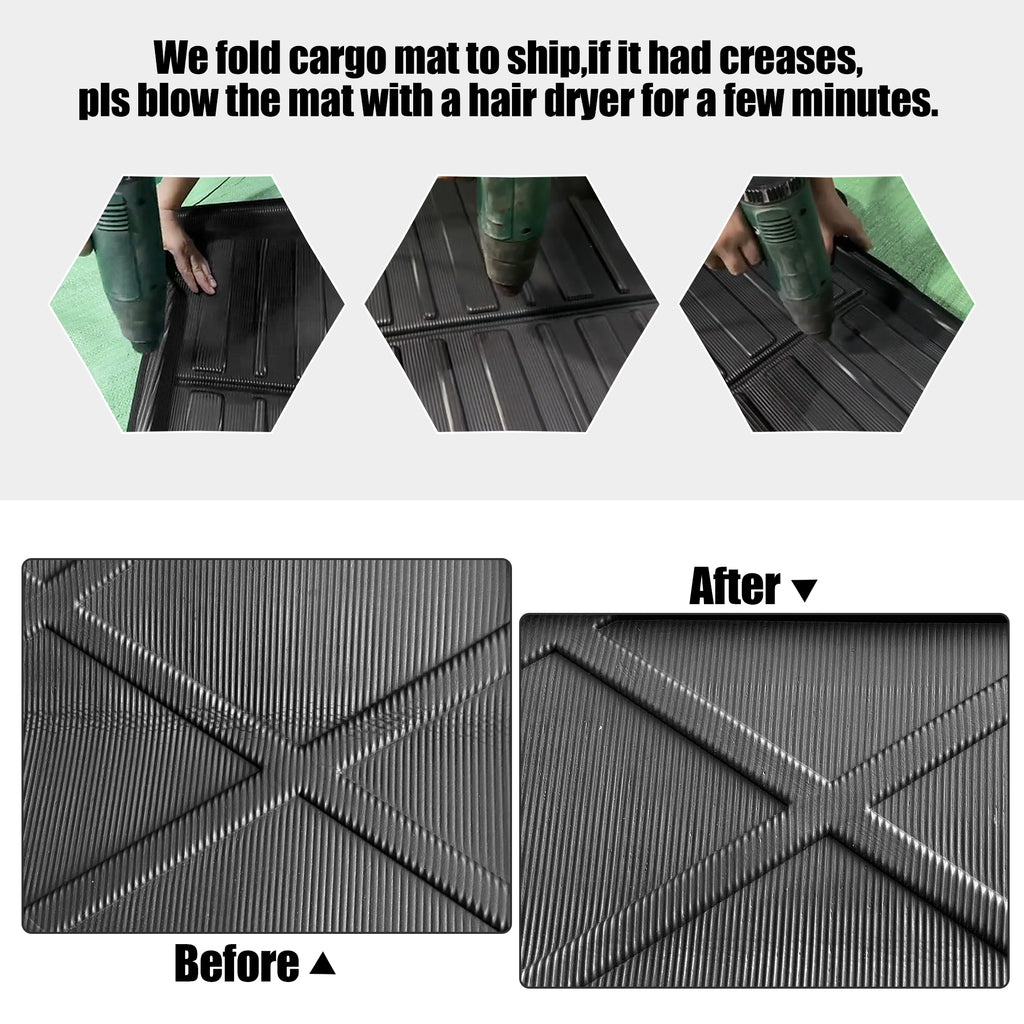 Rear Trunk Boot Liner Cargo Mat Floor Tray Cover for Honda HRV 2014-2018 J478