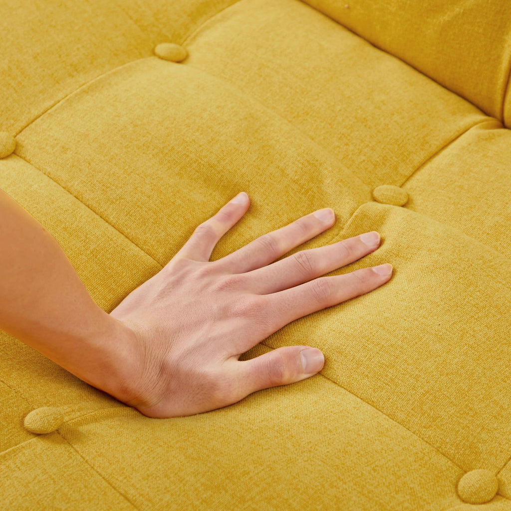 Futon Sofa Bed with Wood Legs P905714