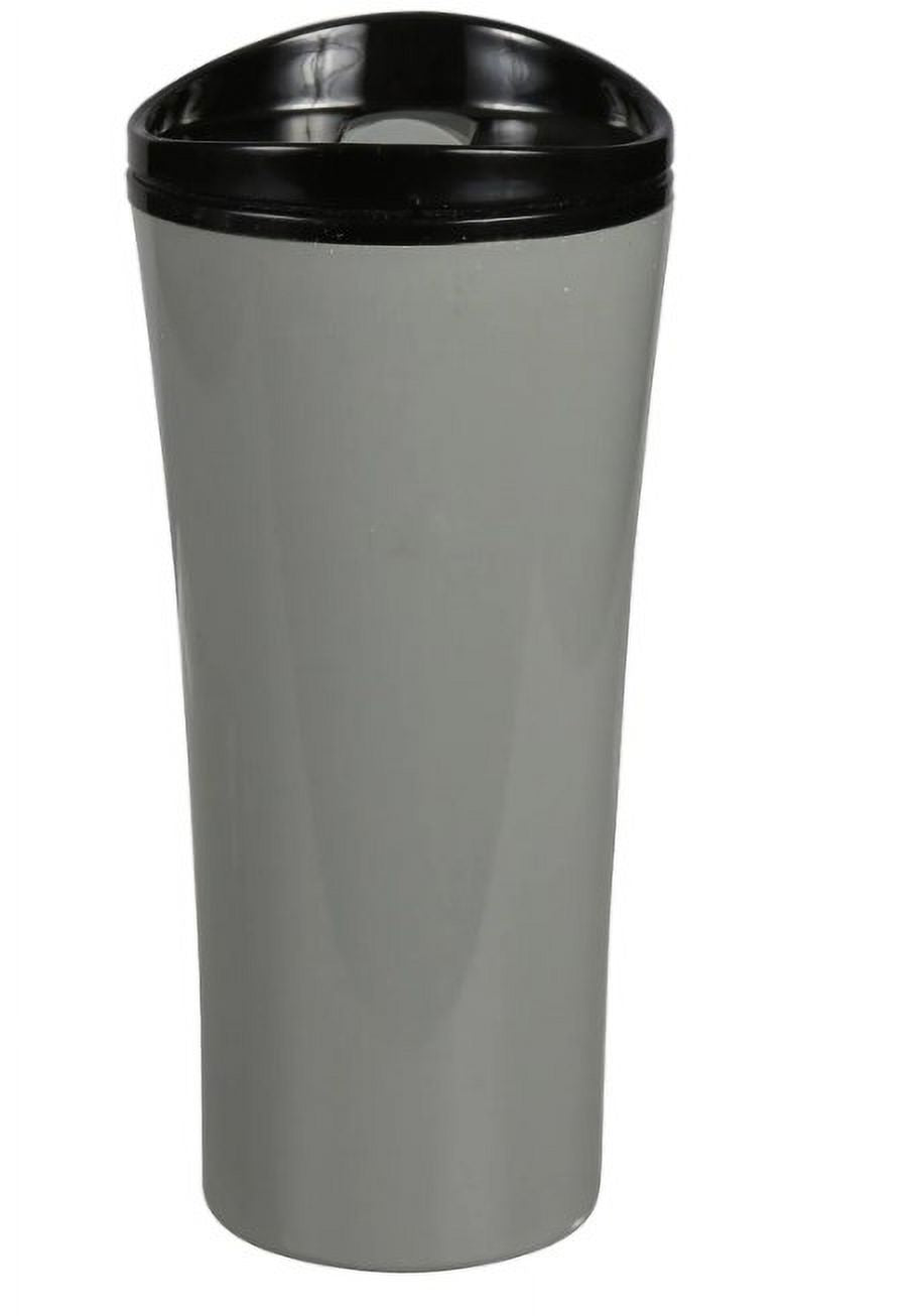 Plastic Travel Mugs with Flip Top Lids, Set of 4 E809187