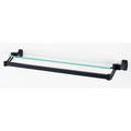 Bronze Glass Shelf with Towel Bar F532