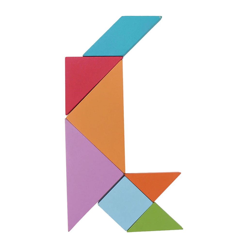 Wooden Tangram Pattern Blocks Set H8138