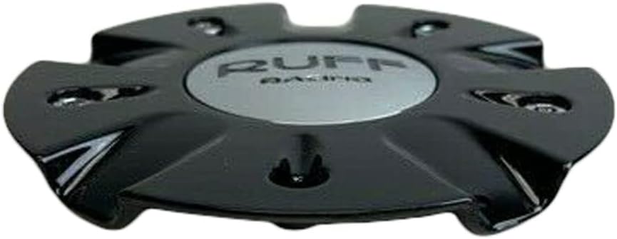 Gloss Black and Chrome Wheel Center Cap Pack of 2 P708531