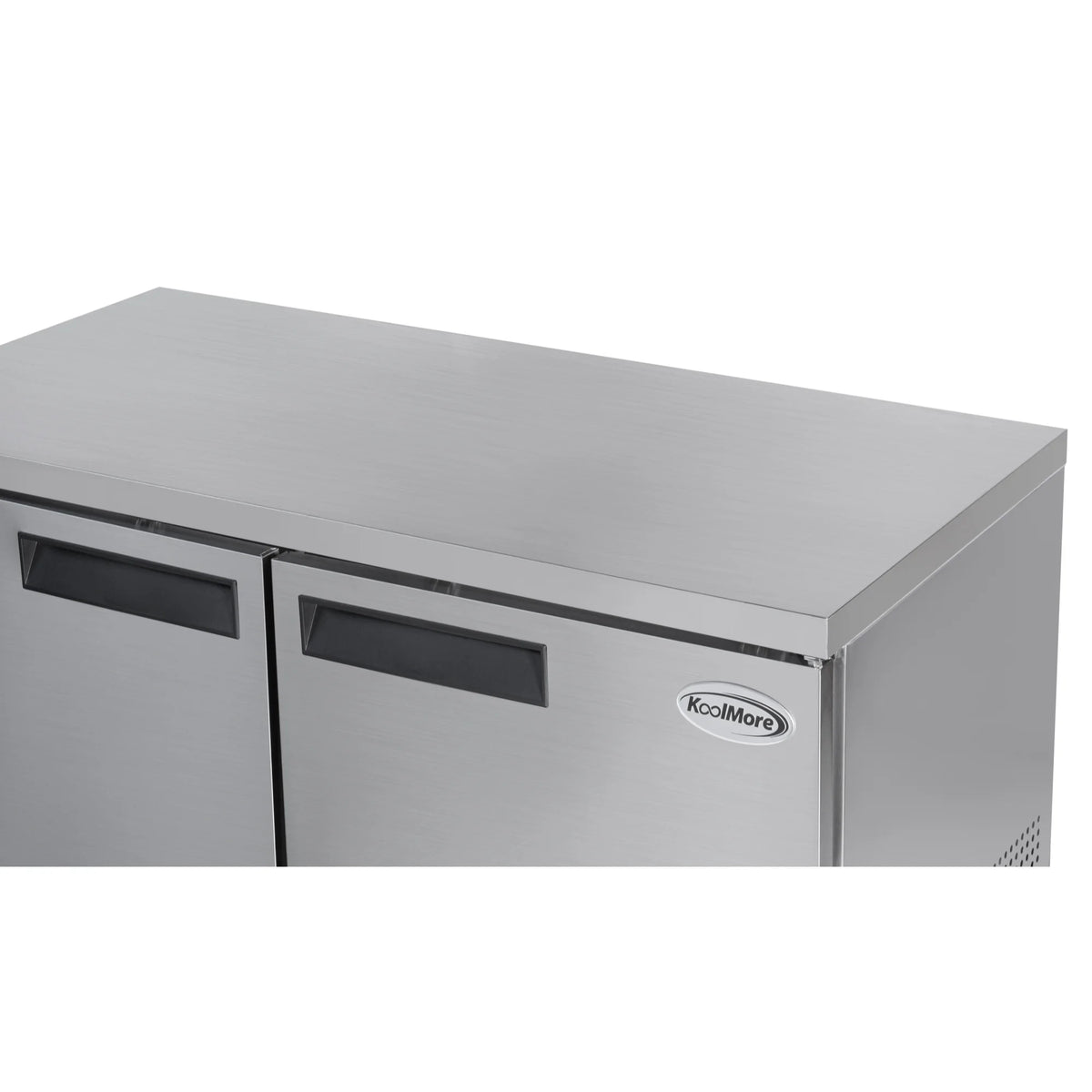 60 in. Two-Door Commercial Undercounter Freezer in Stainless Steel with Casters E502955