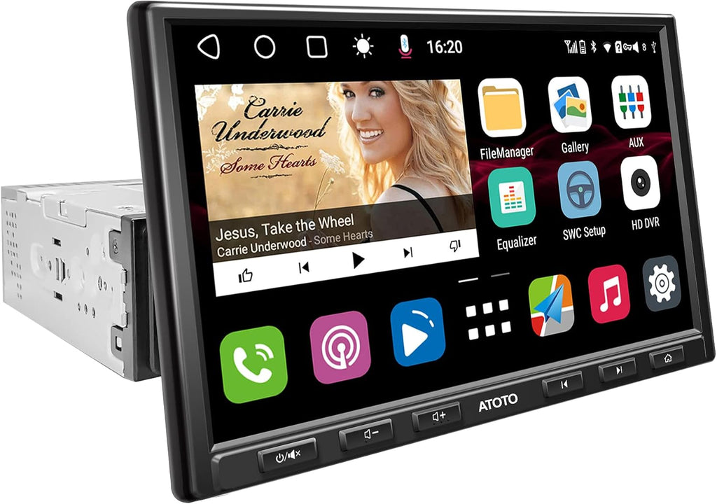 Single-Din Car Stereo with 8inch Display W1914