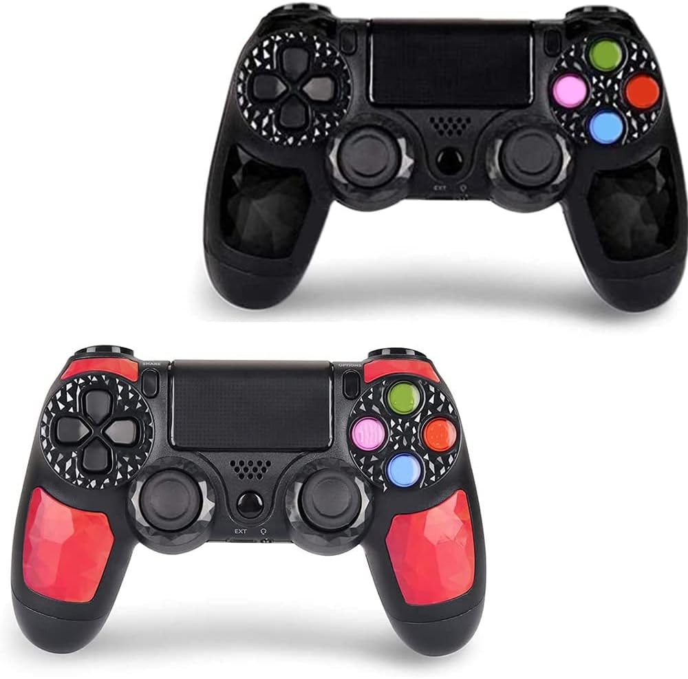2 Pack Wireless Game Controller for PS4, Midnight Blue V30601