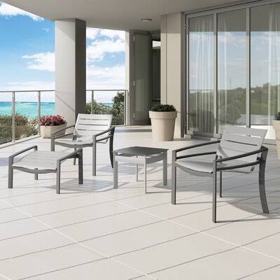 Obsidian Woodland Green Aluminum Patio Dining Chair R80747