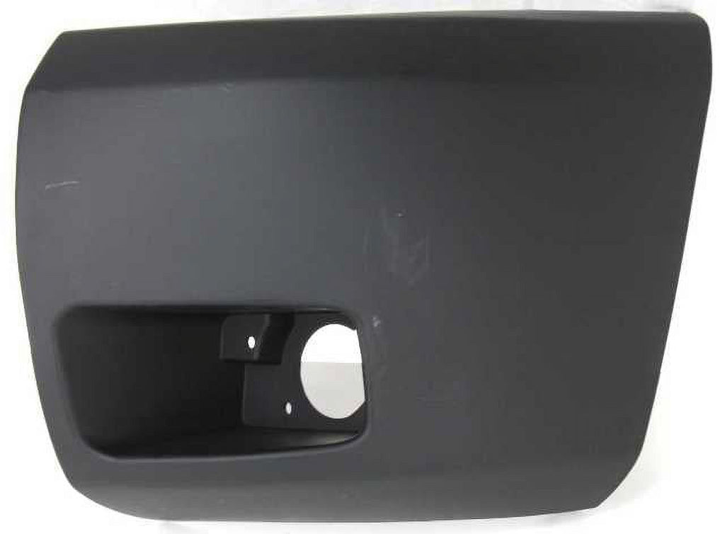 Primed Front Bumper End LH with Fog Light Hole L1483