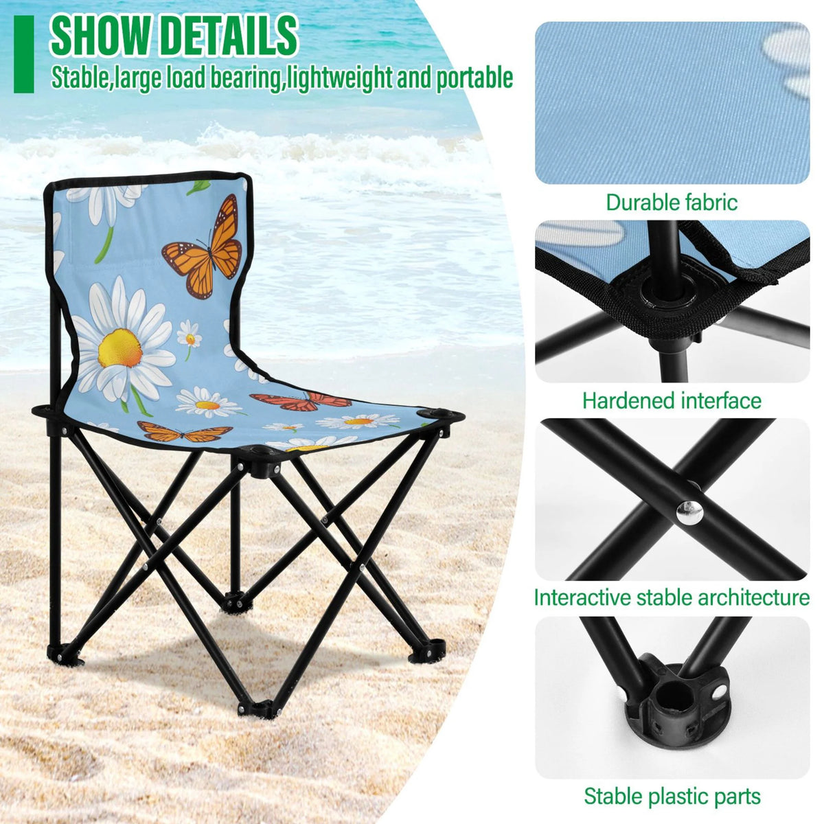 Portable Camping Chair with Carry Bag T679