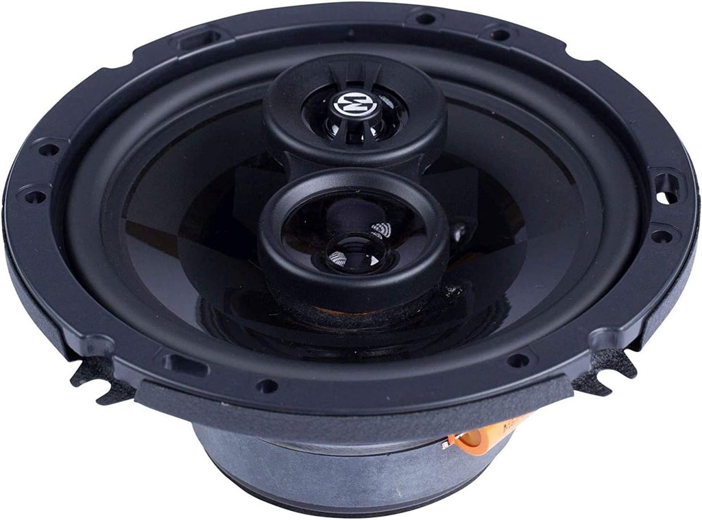6.5 Inch 3 Way 50 Watt RMS 100 Watt Peak Car Audio Coaxial Speaker System Pack of 2 T69319