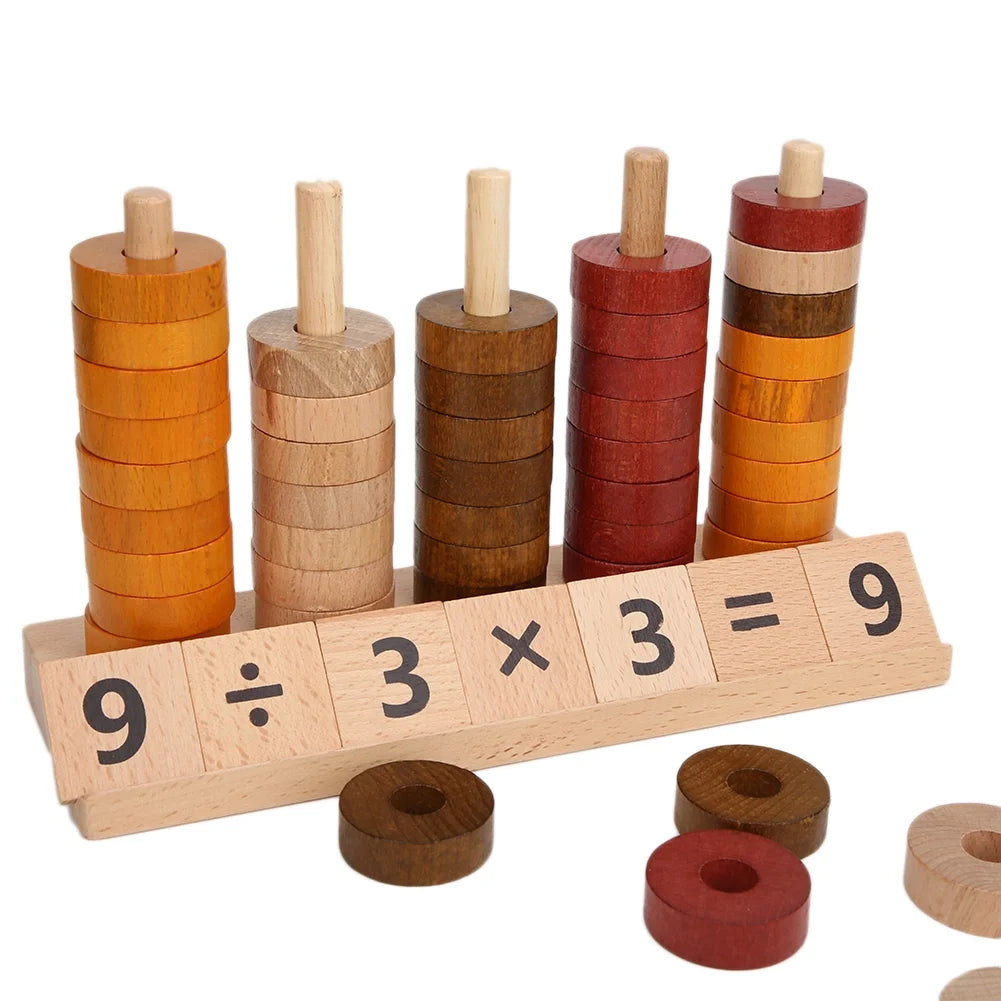 Wooden Number Counting Maths Toy N3121