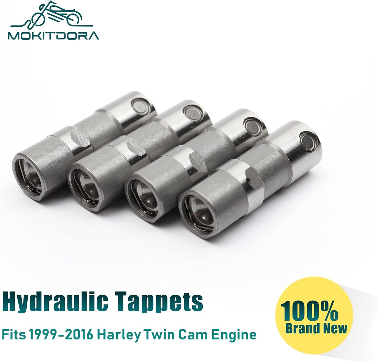 Set of 4 Hydraulic Roller Lifters for Big Twin 1999-2016 V95233
