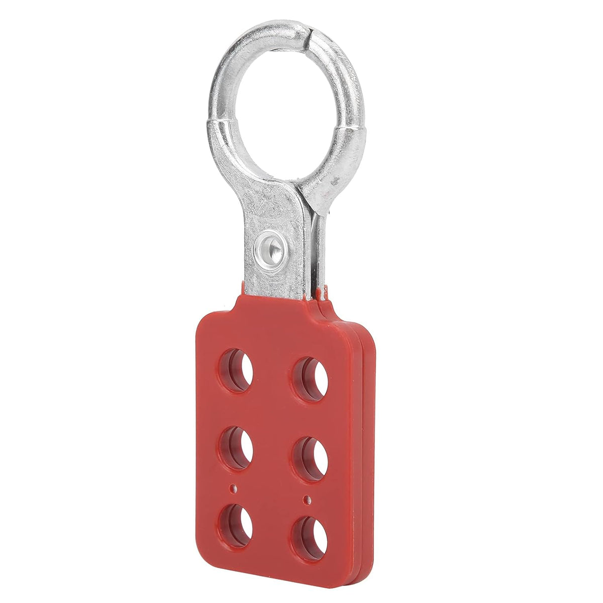 10pcs Aluminium Insulation Padlock Hasp with 6 Holes Interlock, 1in Inside Jaw Diameter C110