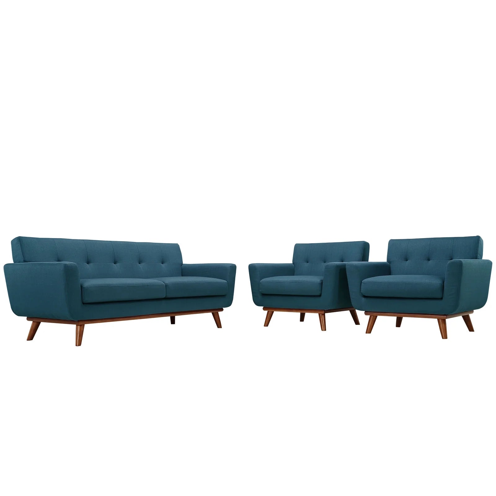Azure Armchairs and Loveseat Set of 3 M87277
