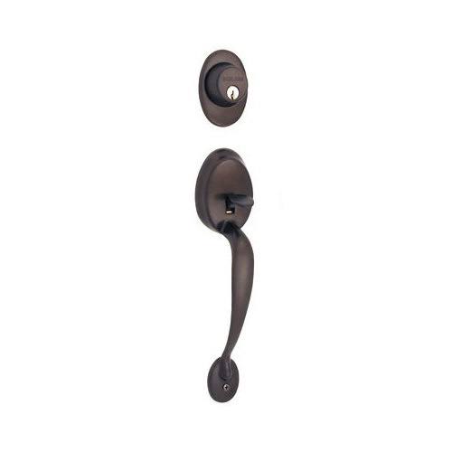Lifetime Brass Finish Dummy Exterior Handleset J6297