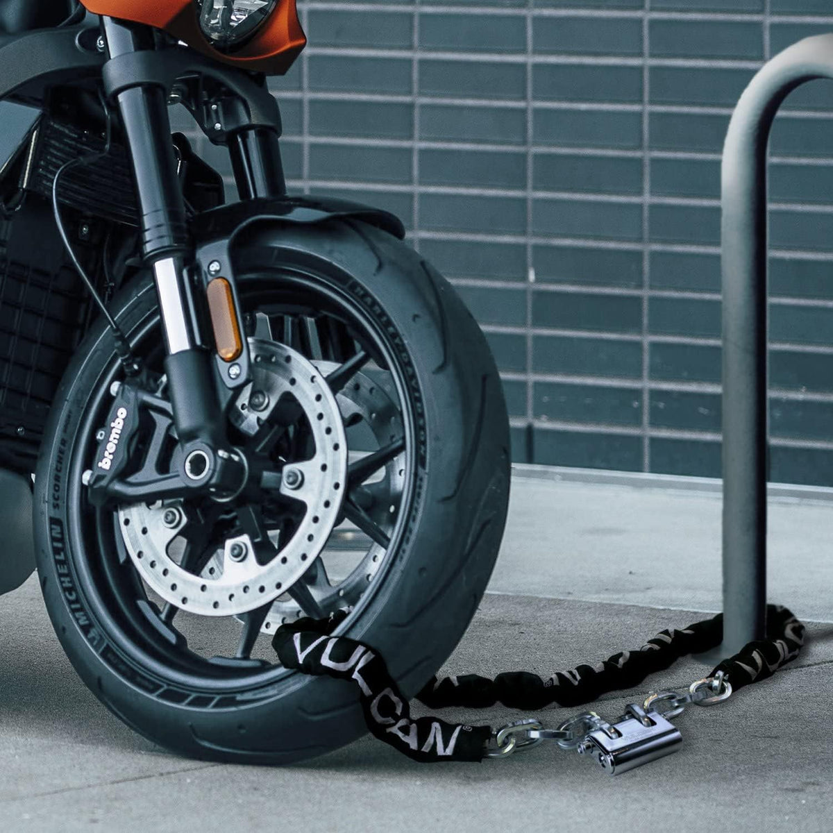 3/8 Inch x 3 Foot Case-Hardened Security Chain and Lock Kit C31672