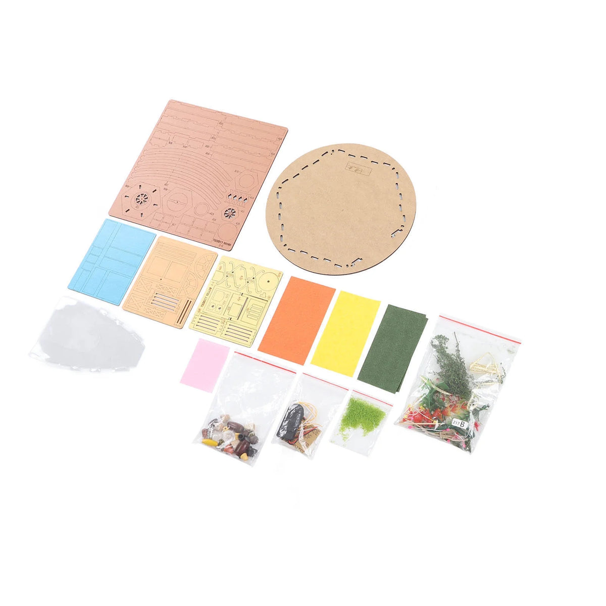 Miniature House Kit 1:24 Wood Dollhouse Kit U87886