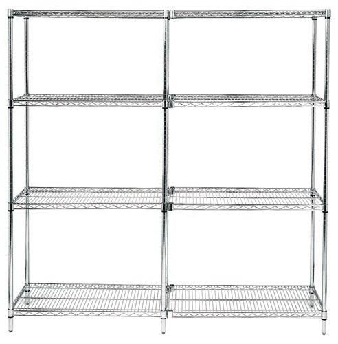 Chrome Wire Shelving Unit A4148