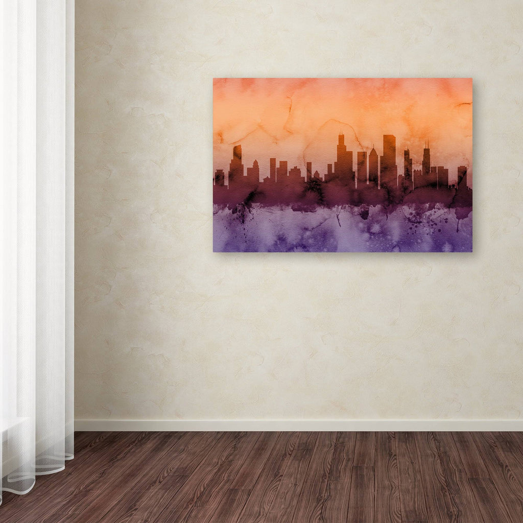 Chicago Illinois Skyline Canvas Art M244