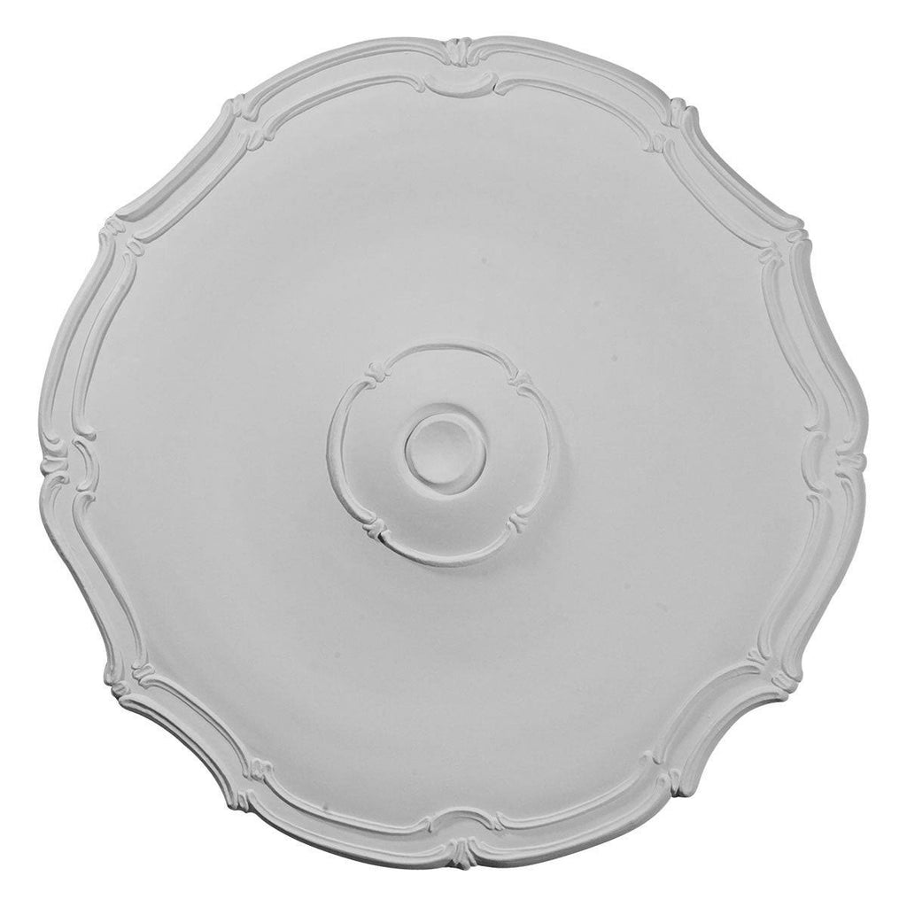 18 7/8x22OD x 1 1/2x22P Hand-Painted Ceiling Medallion U655