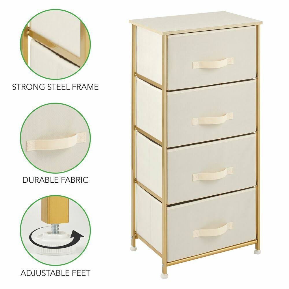Vertical Dresser Storage Tower with 4 Drawers O265103
