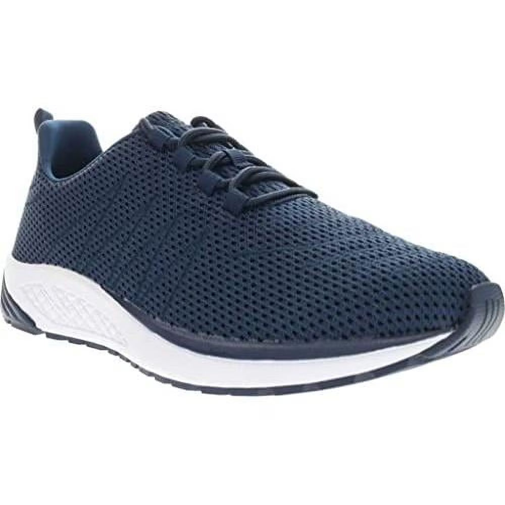 Navy Knit Walking Shoe H519