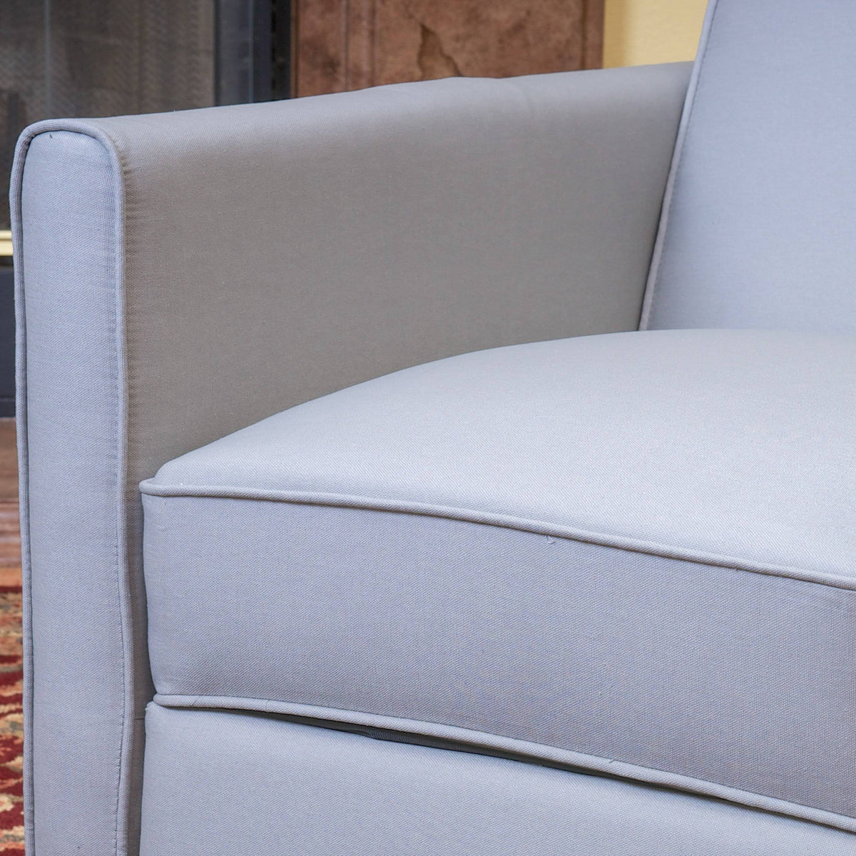 Grey Fabric Club Chair J578074