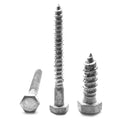 1/2x22-6 x 5 1/2x22 Hex Lag Screw Low Carbon Steel Hot Dip Galvanized Pk 50 R4230