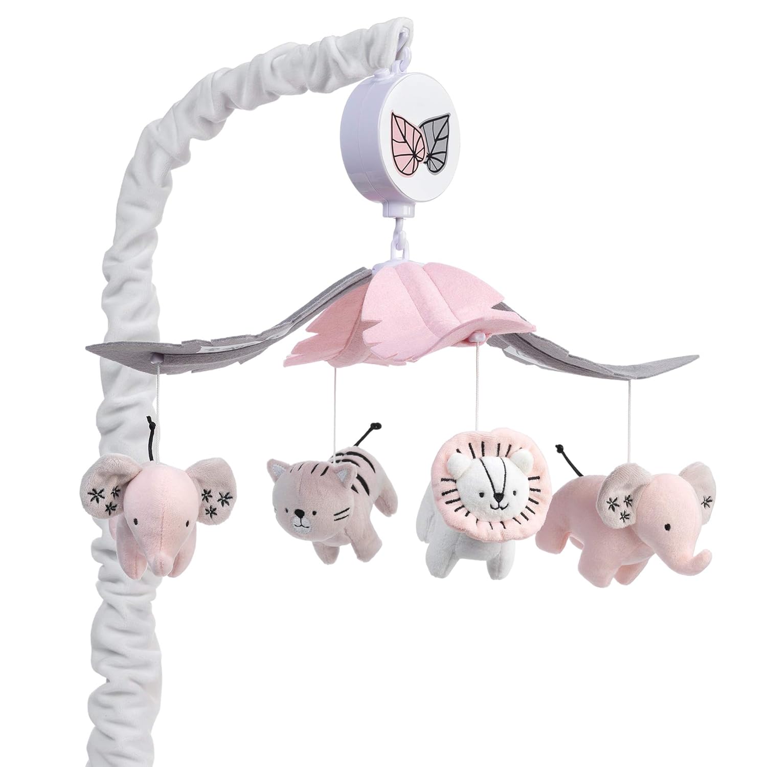 Musical Baby Crib Mobile Safari Animals Soother Toy B293326