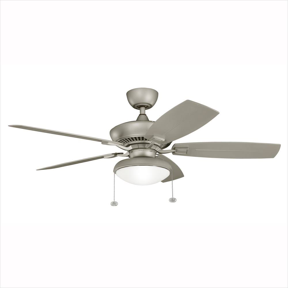 Antique Satin Silver Ceiling Fan Q397