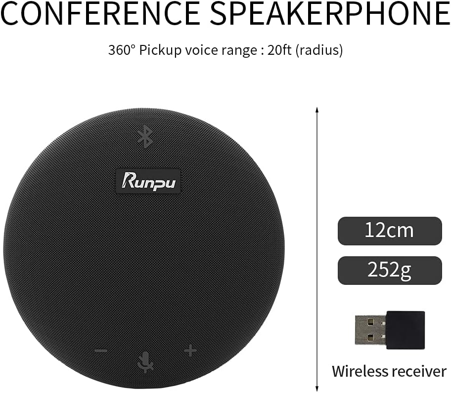 HD1080P PTZ Conference Room Camera and Wireless Bluetooth USB Conference Microphone and Speaker H541