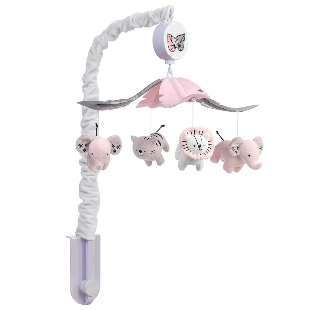 Musical Baby Crib Mobile Safari Animals Soother Toy B293326