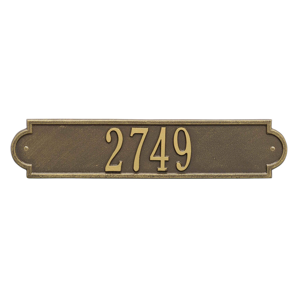 Antique Brass Wall Plaque Q335094
