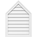 Peaked Top Surface Mount PVC Gable Vent X84511
