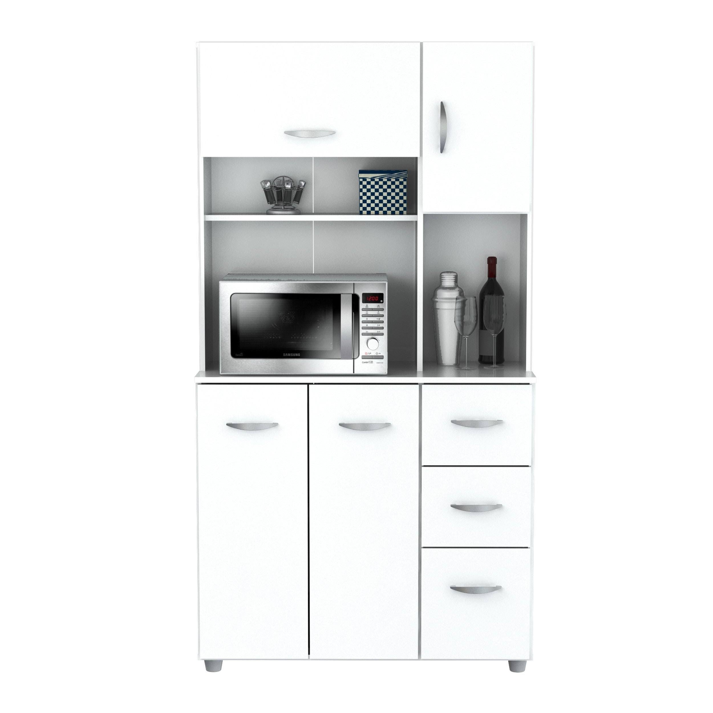 White Kitchen Storage Cabinet Z787884