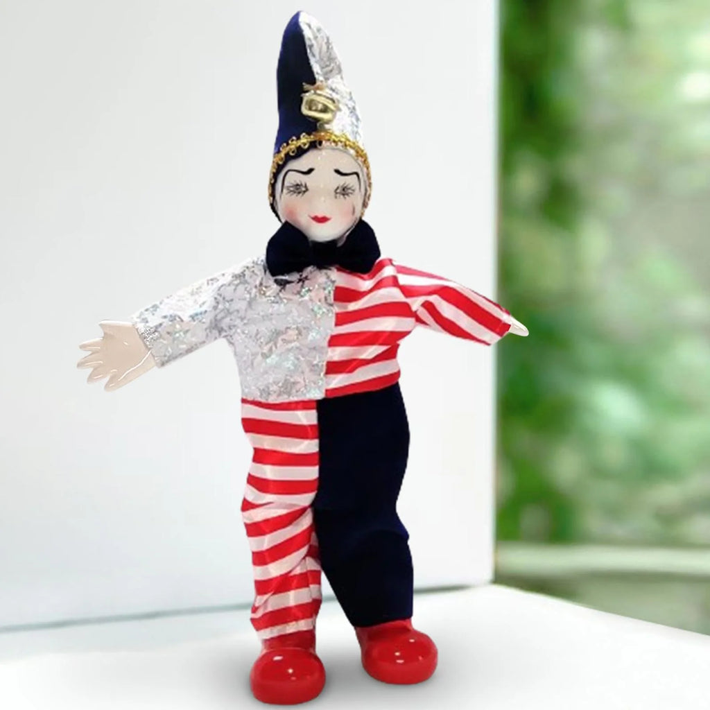 Clown Doll Movable Joint Jester Doll N8154