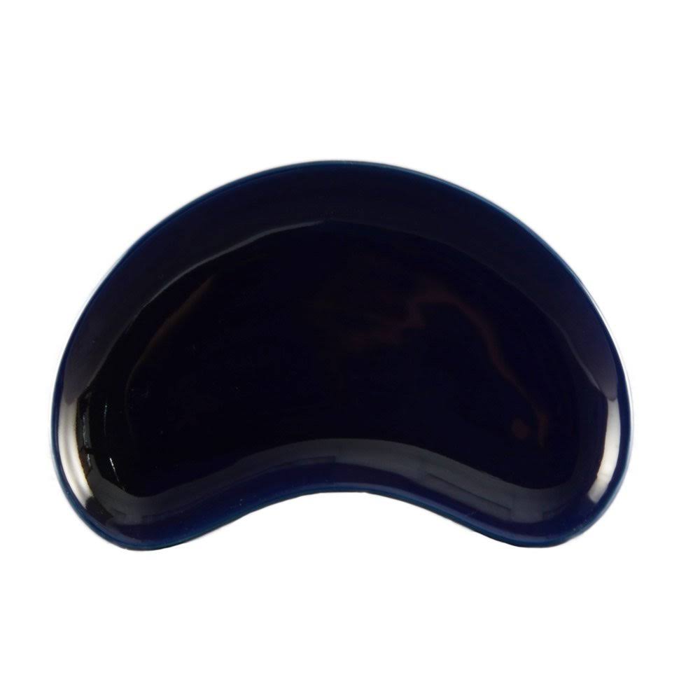 Blue Stoneware Crescent Shaped Salad Plate, Box of 36 O875819