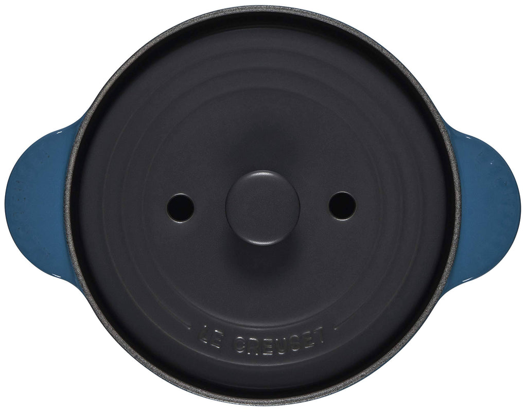 2.25 Qt Cast Iron Rice Pot Deep Teal F870