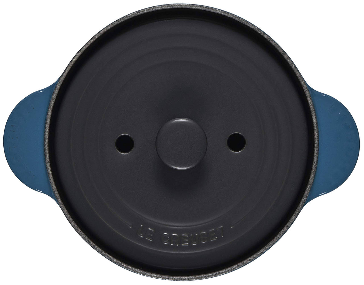 2.25 Qt Cast Iron Rice Pot Deep Teal F870