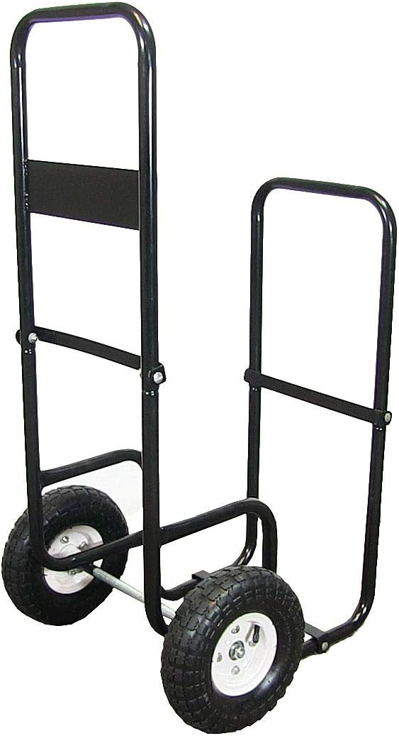Firewood Log Cart Carrier with Heavy Duty Waterproof Cover Q1200