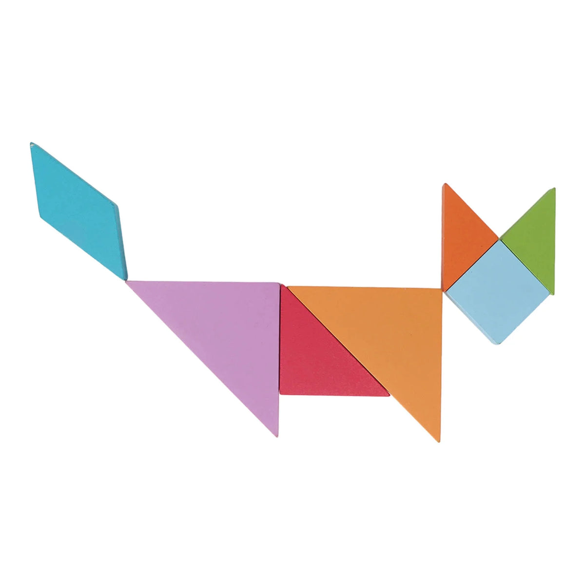 Wooden Tangram Pattern Blocks Set H8138
